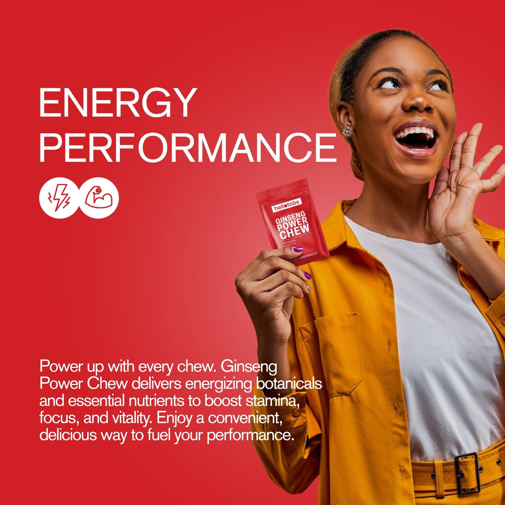 Ginseng Power Chew Tablets - hellotabs