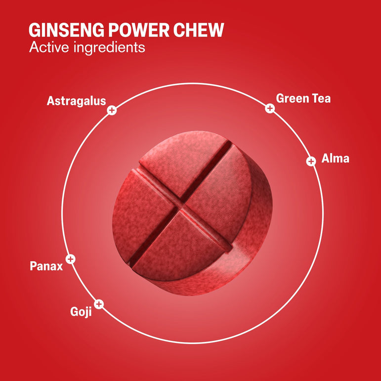 Ginseng Power Chew Tablets - hellotabs