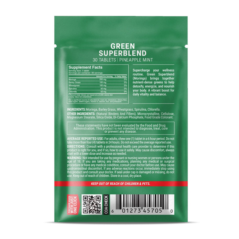 Green Superblend Tablets - hellotabs