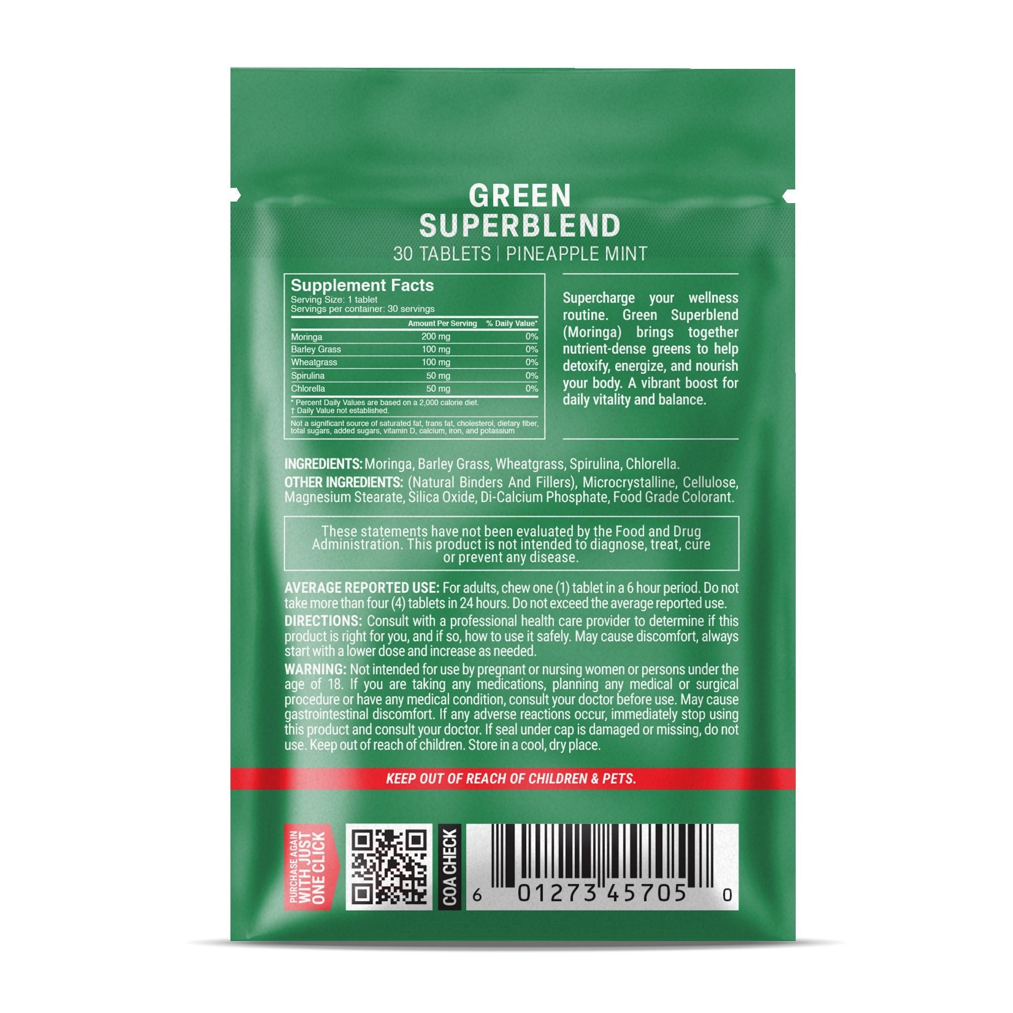 Green Superblend Tablets - hellotabs