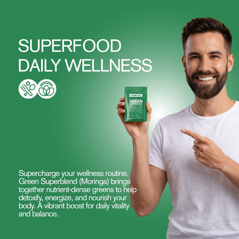 Green Superblend Tablets - hellotabs