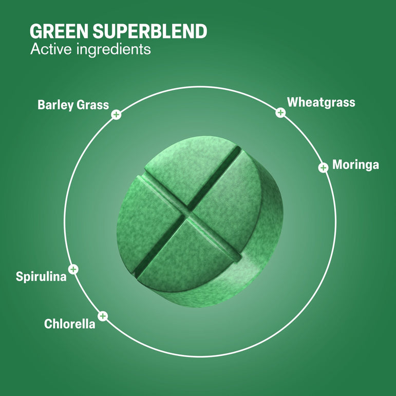 Green Superblend Tablets - hellotabs