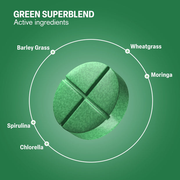 Green Superblend Tablets - hellotabs