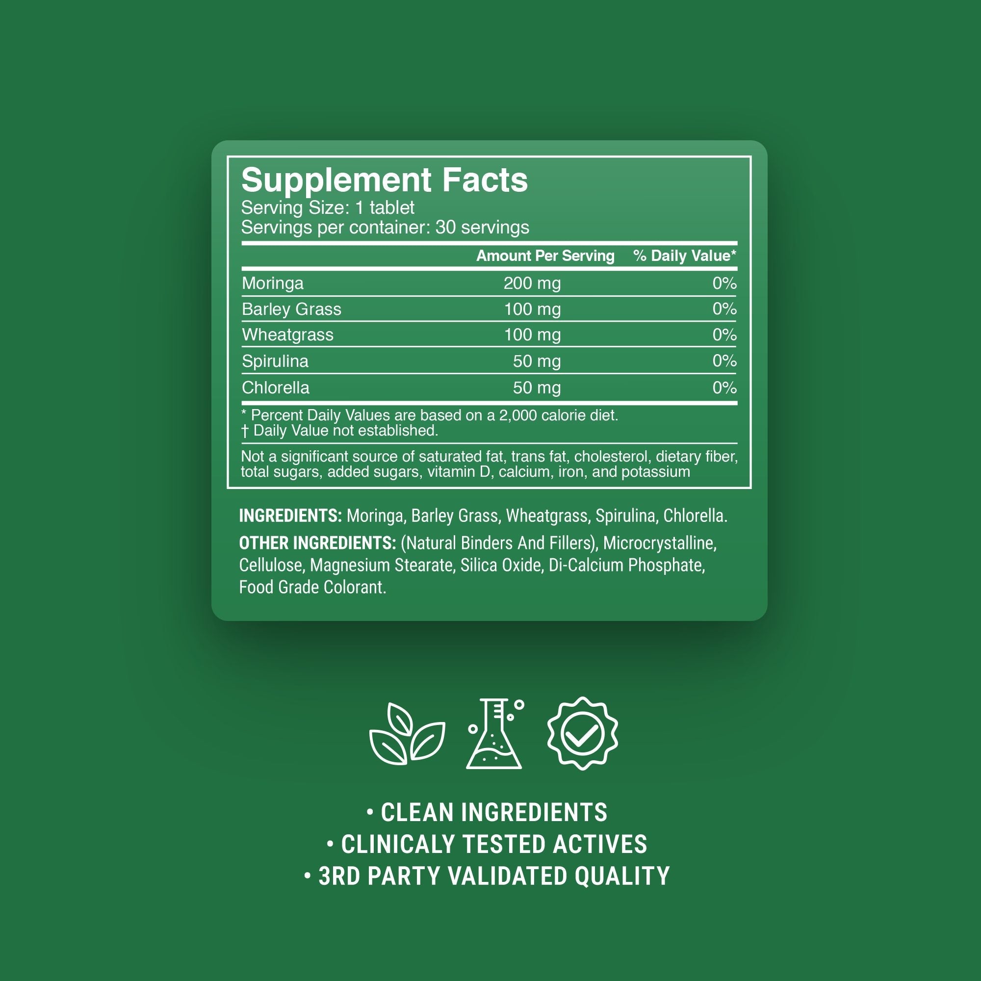 Green Superblend Tablets - hellotabs