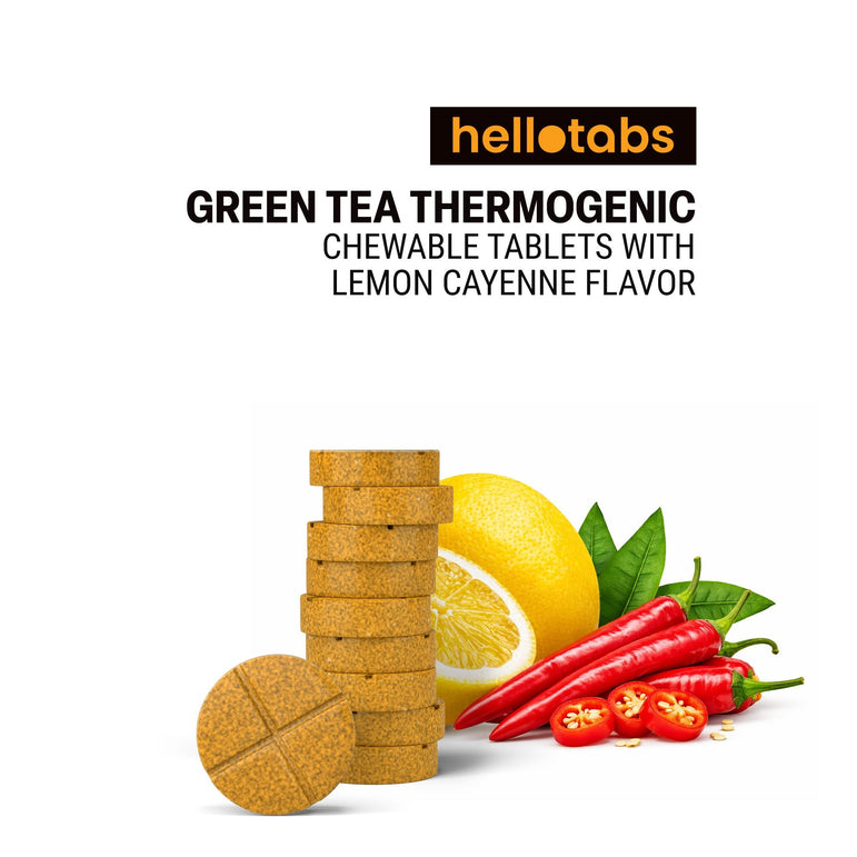 Green Tea Thermogenic Tablets - hellotabs