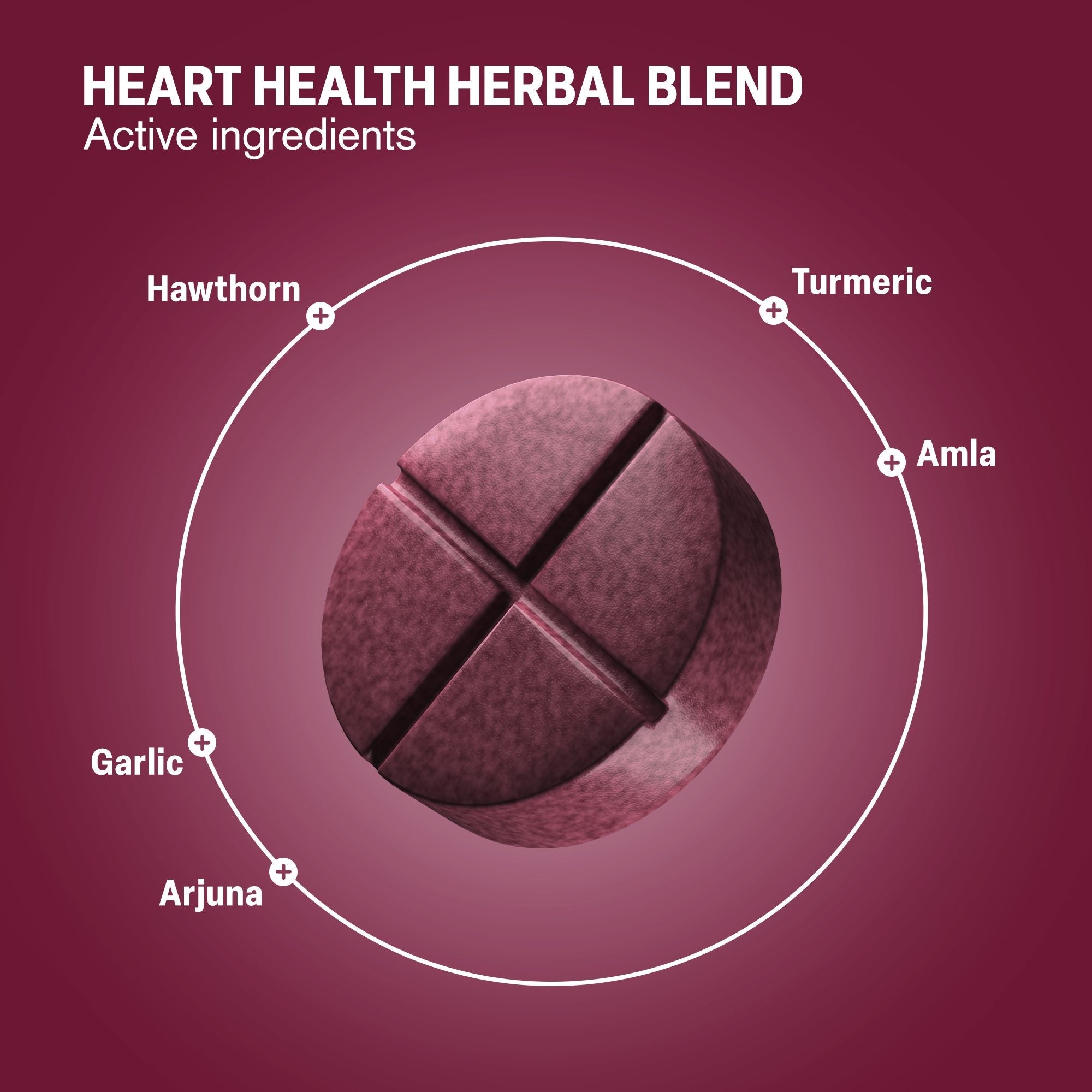 Heart Health Herbal Blend Tablets - hellotabs