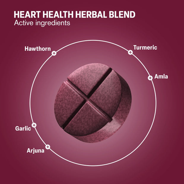 Heart Health Herbal Blend Tablets - hellotabs