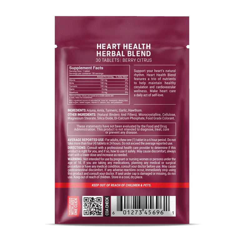 Heart Health Herbal Blend Tablets - hellotabs