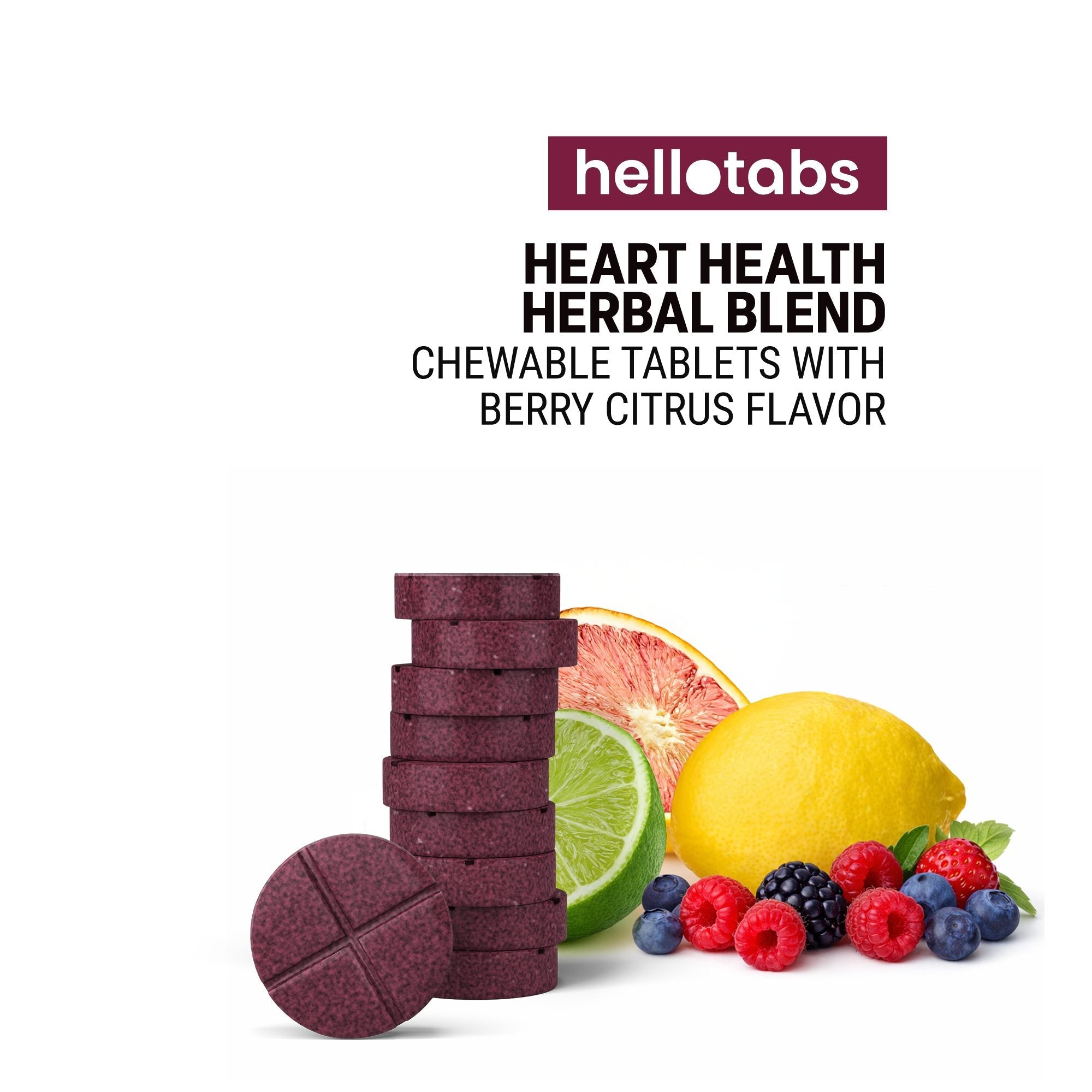 Heart Health Herbal Blend Tablets - hellotabs