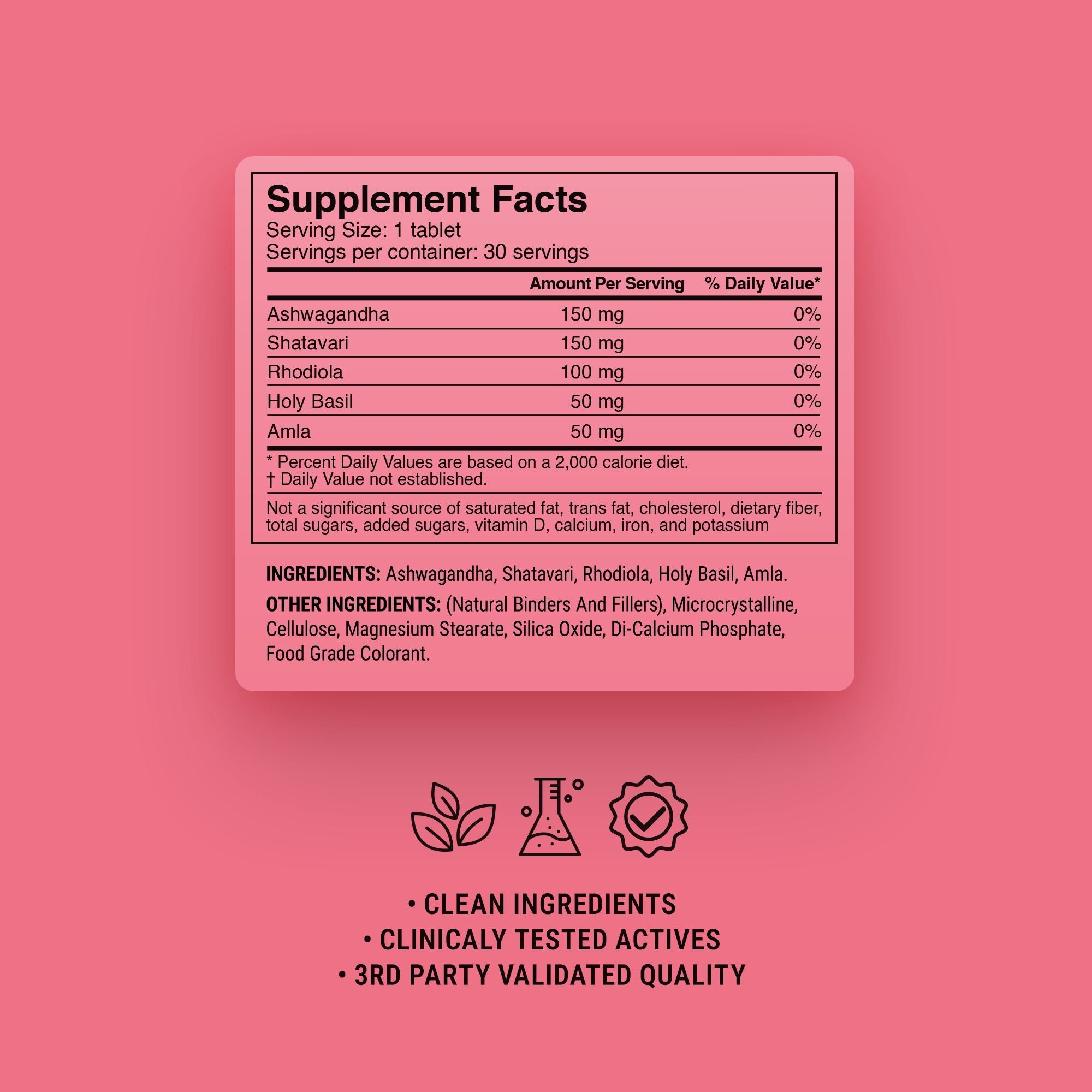 Hormone Reset Adaptogen Stack Tablets - hellotabs