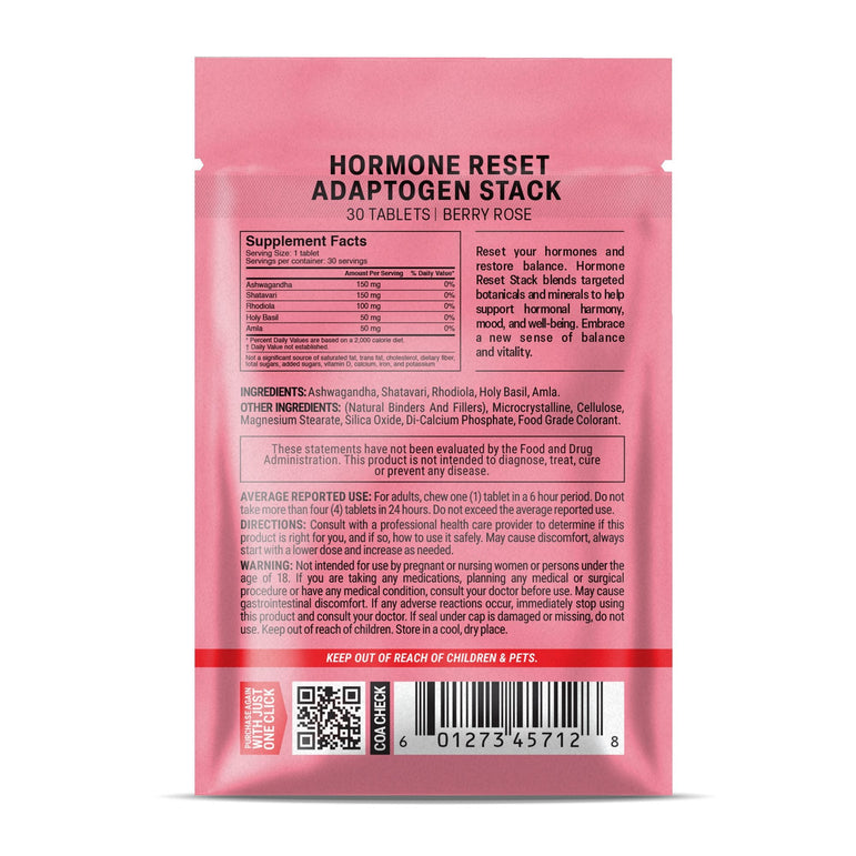 Hormone Reset Adaptogen Stack Tablets - hellotabs