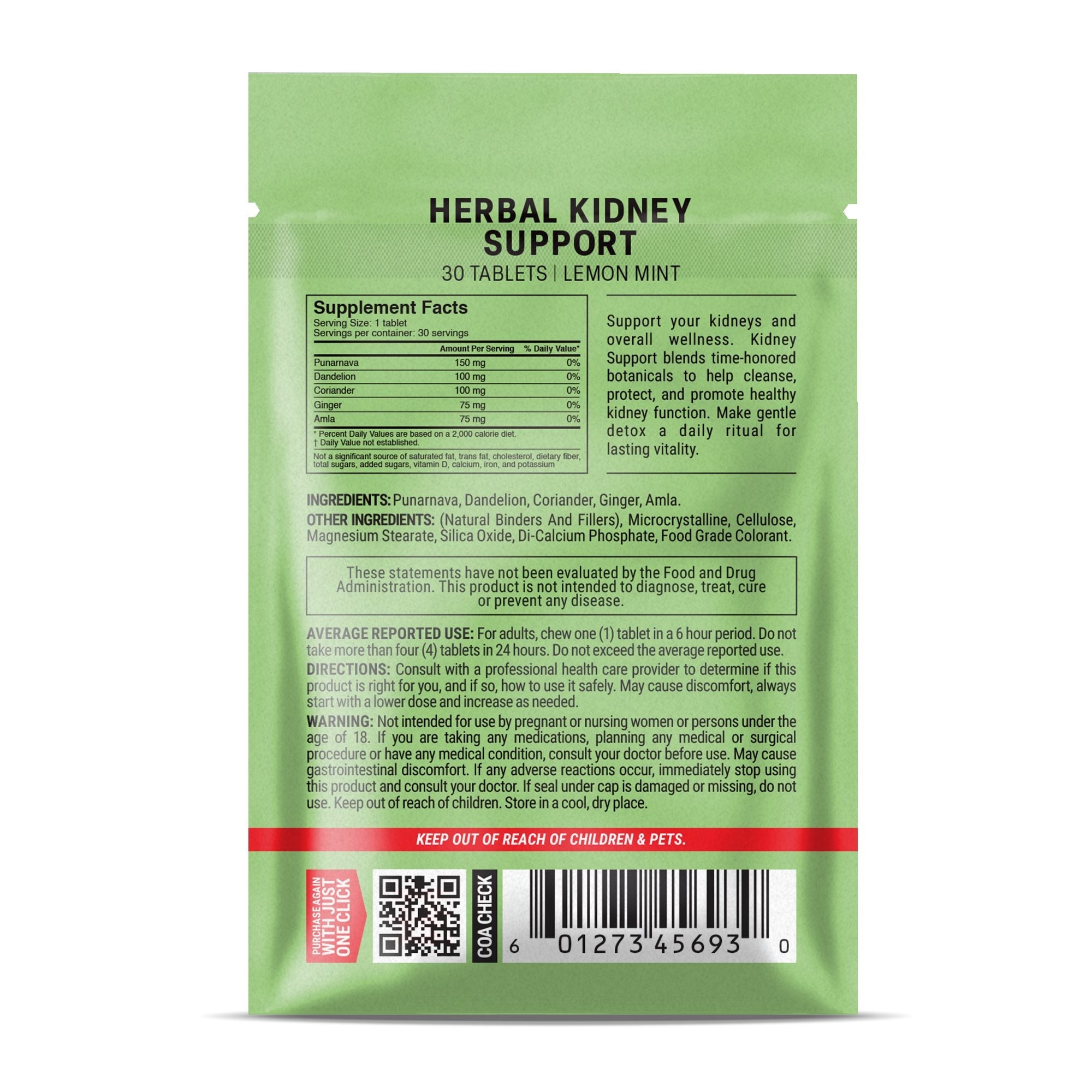 Kidney Herbal Support Tablets - hellotabs