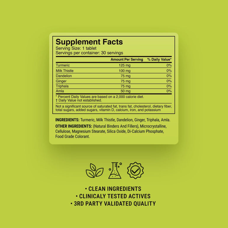 Liver + Digestion Combo Tablets - hellotabs
