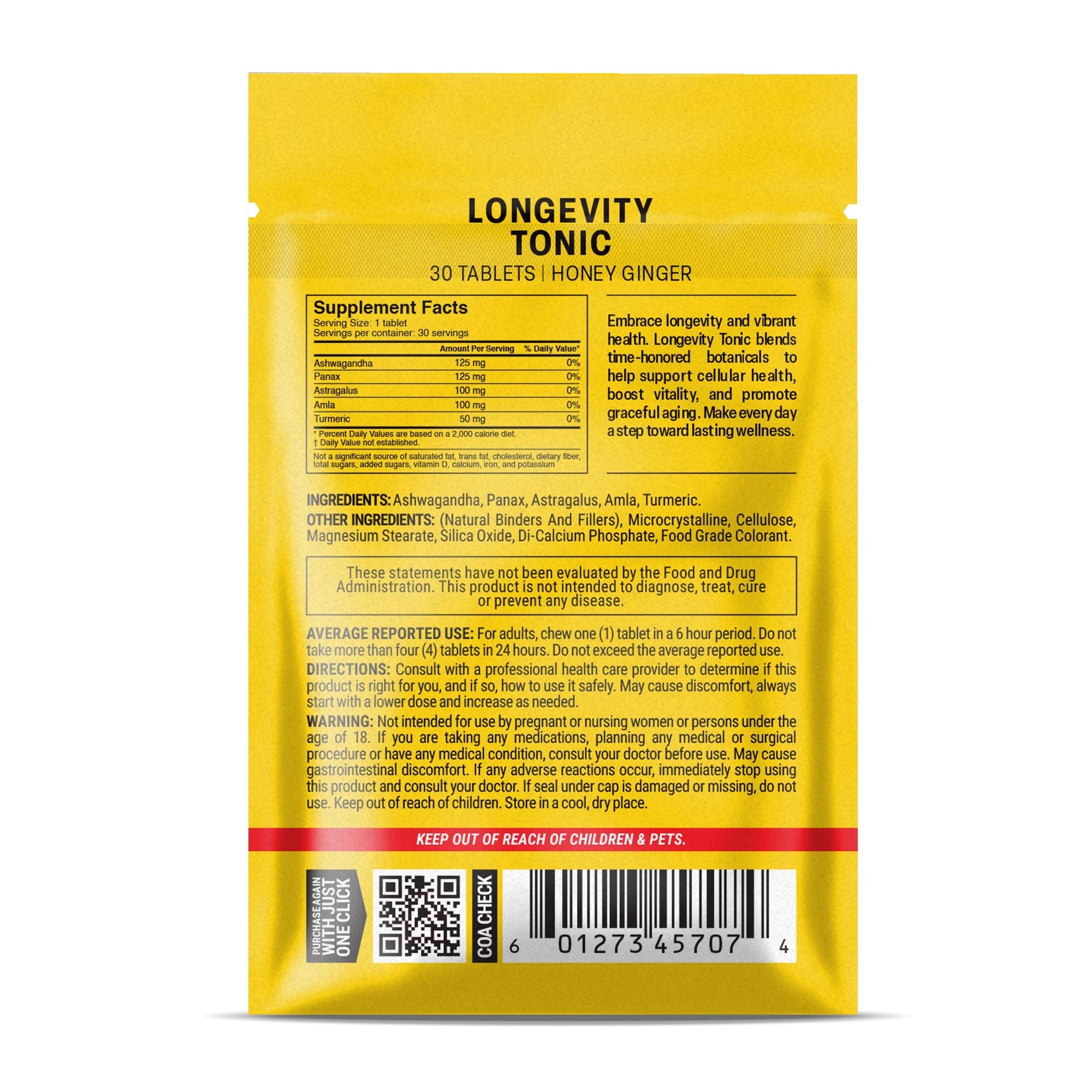 Longevity Tonic Tablets - hellotabs
