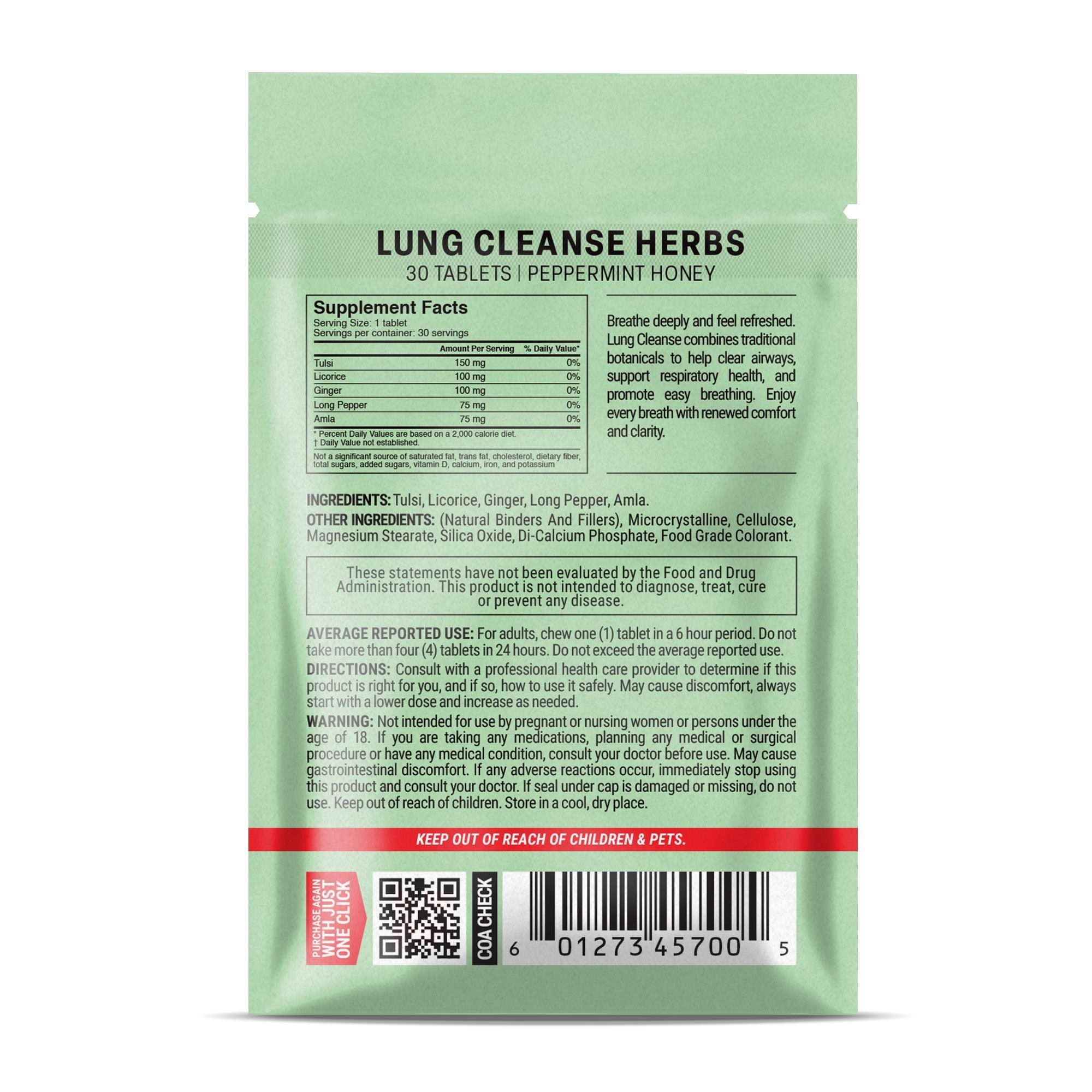 Lung Cleanse Herbs Tablets - hellotabs