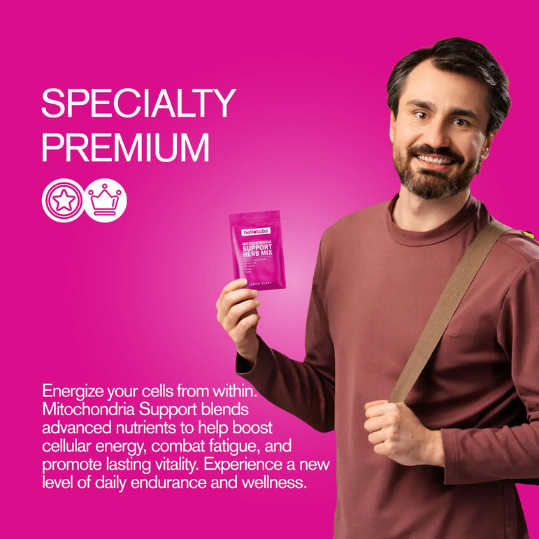 Mitochondria Support Herb Mix Tablets - hellotabs