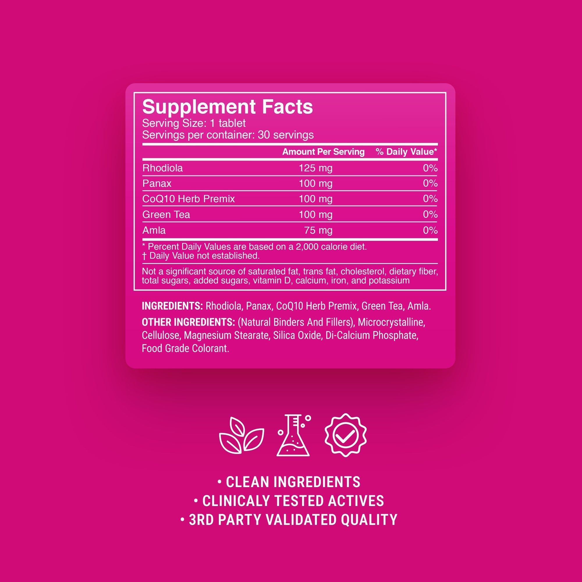 Mitochondria Support Herb Mix Tablets - hellotabs