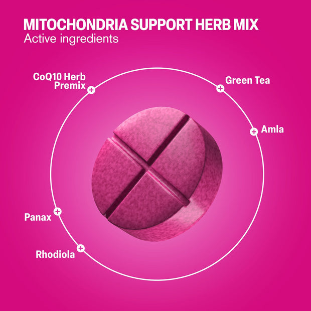 Mitochondria Support Herb Mix Tablets - hellotabs