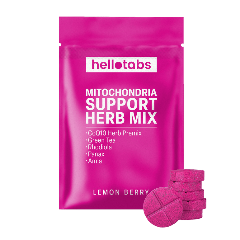 Mitochondria Support Herb Mix Tablets - hellotabs