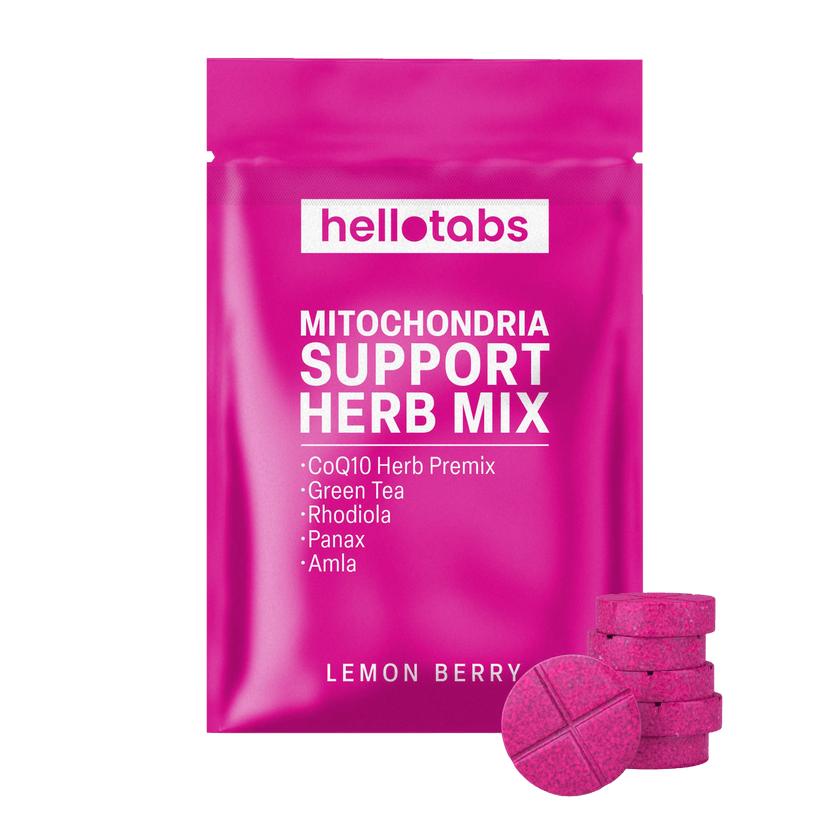 Mitochondria Support Herb Mix Tablets - hellotabs