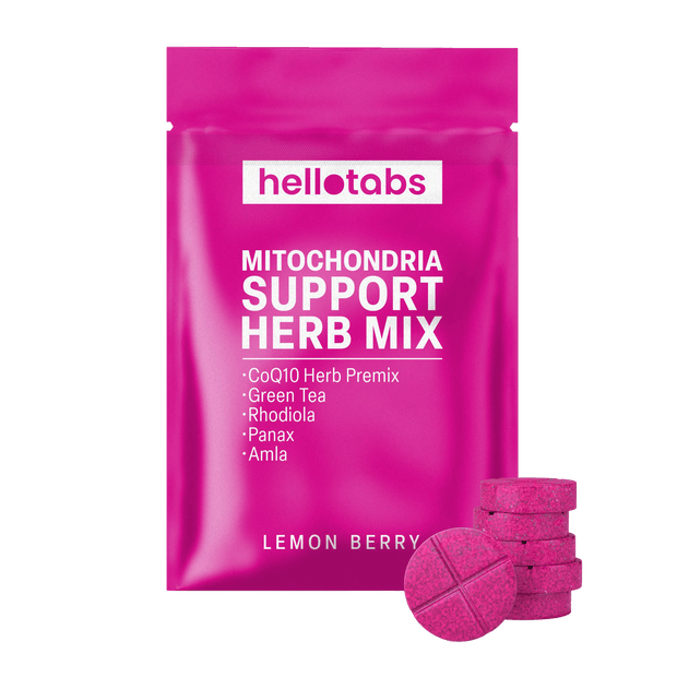 Mitochondria Support Herb Mix Tablets - hellotabs