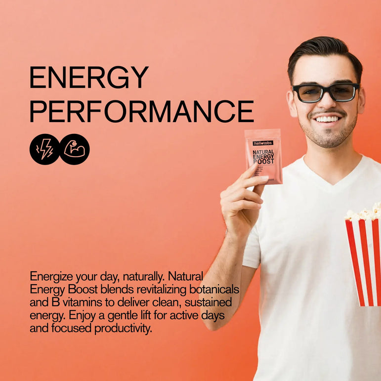 Natural Energy Boost Tablets - hellotabs