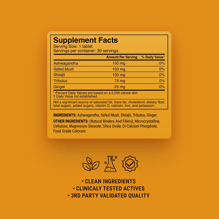 Performance + Testosterone Combo Tablets - hellotabs