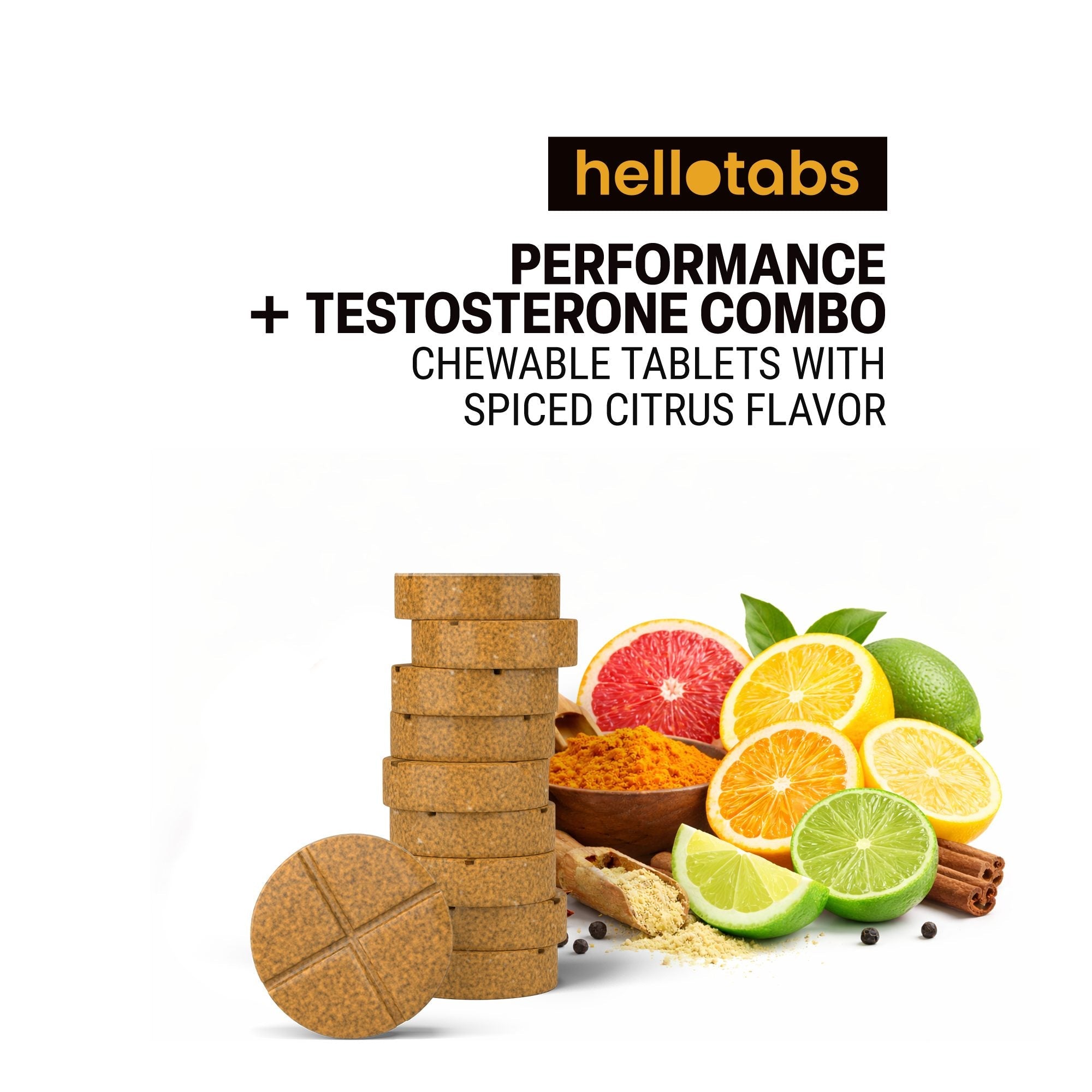 Performance + Testosterone Combo Tablets - hellotabs