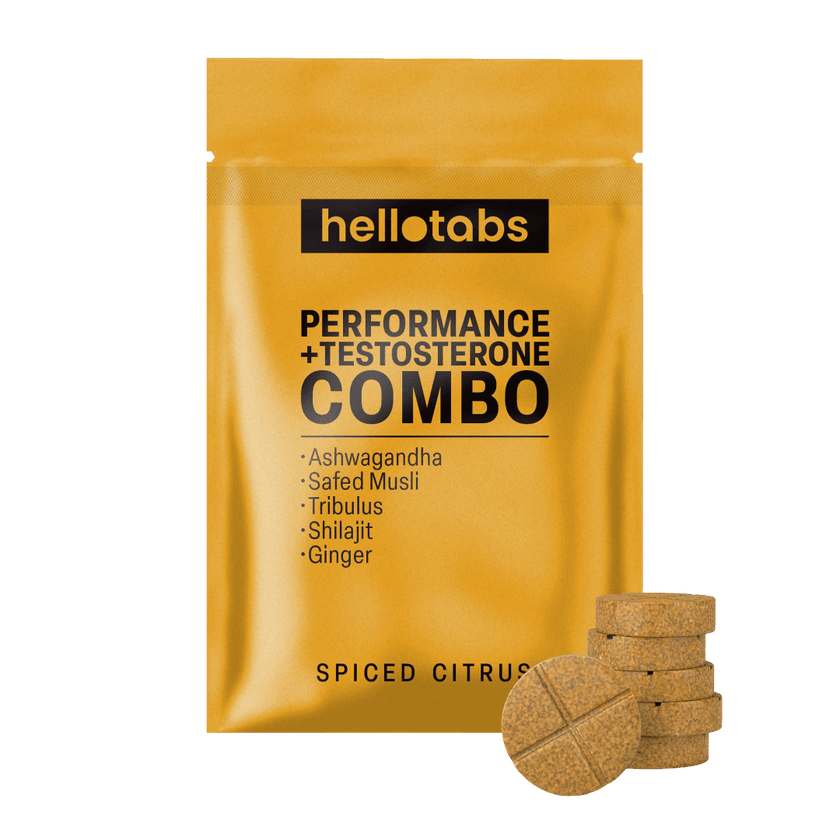 Performance + Testosterone Combo Tablets - hellotabs