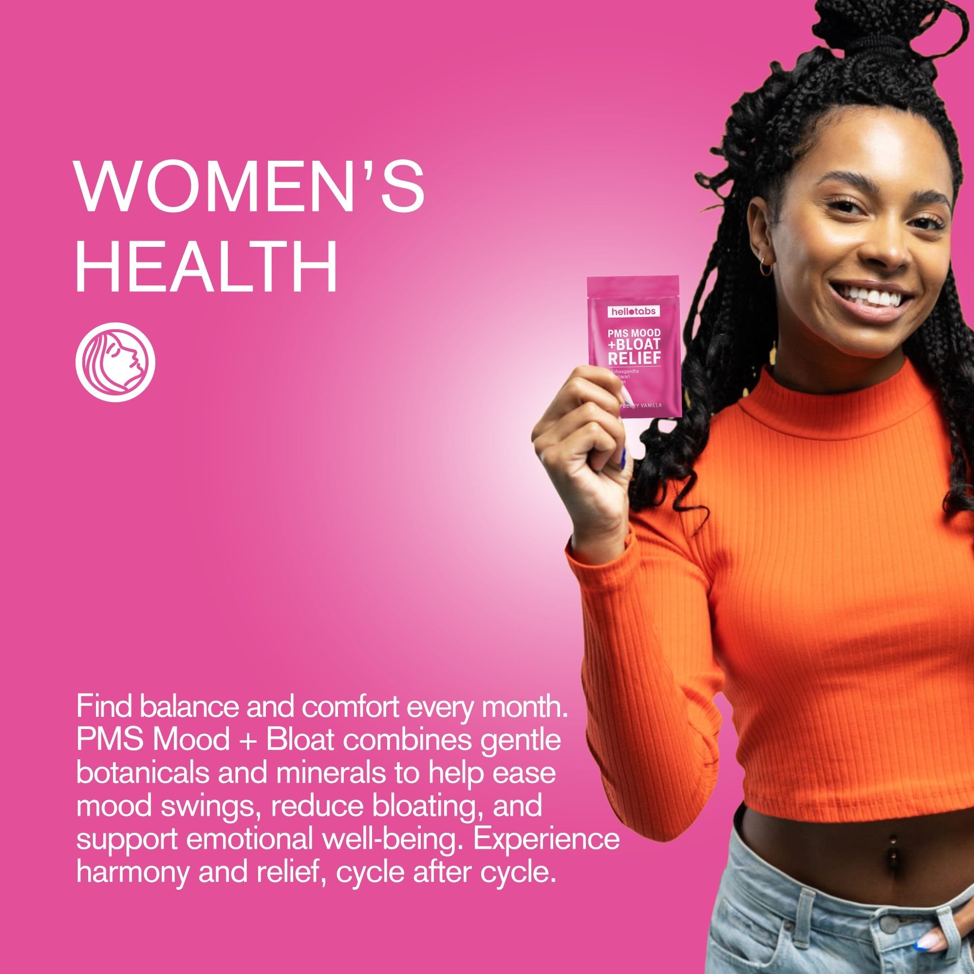 PMS Mood + Boat Relief Tablets - hellotabs