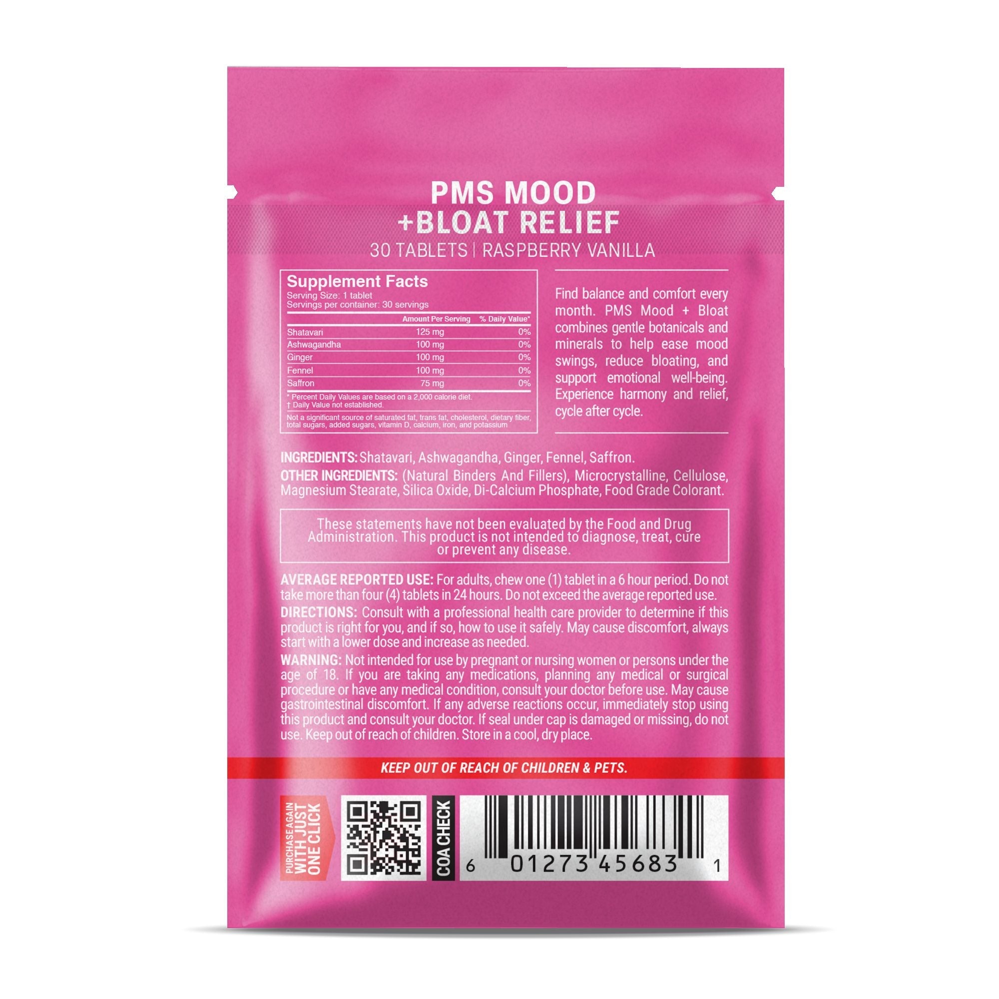 PMS Mood + Boat Relief Tablets - hellotabs