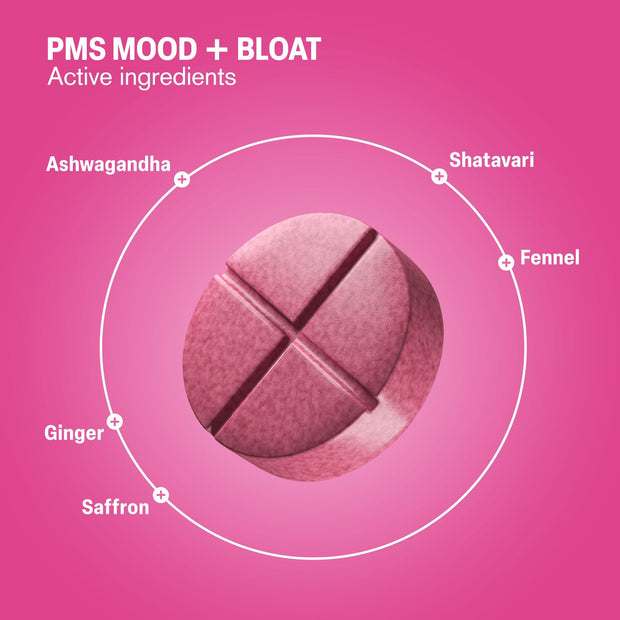 PMS Mood + Boat Relief Tablets - hellotabs