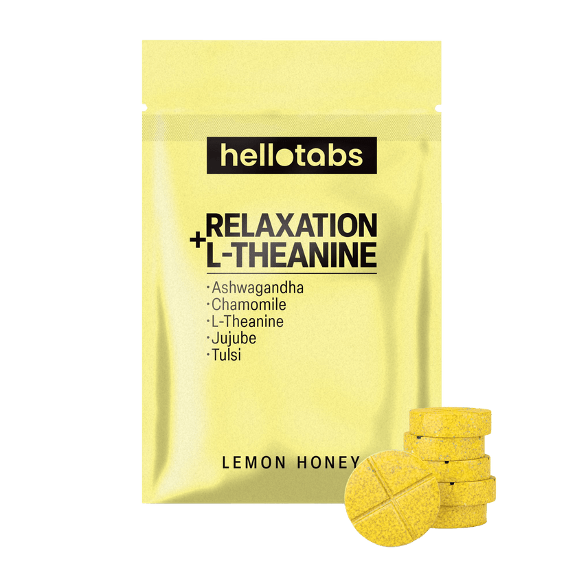 Relaxation + Ltheanine Tablets - hellotabs