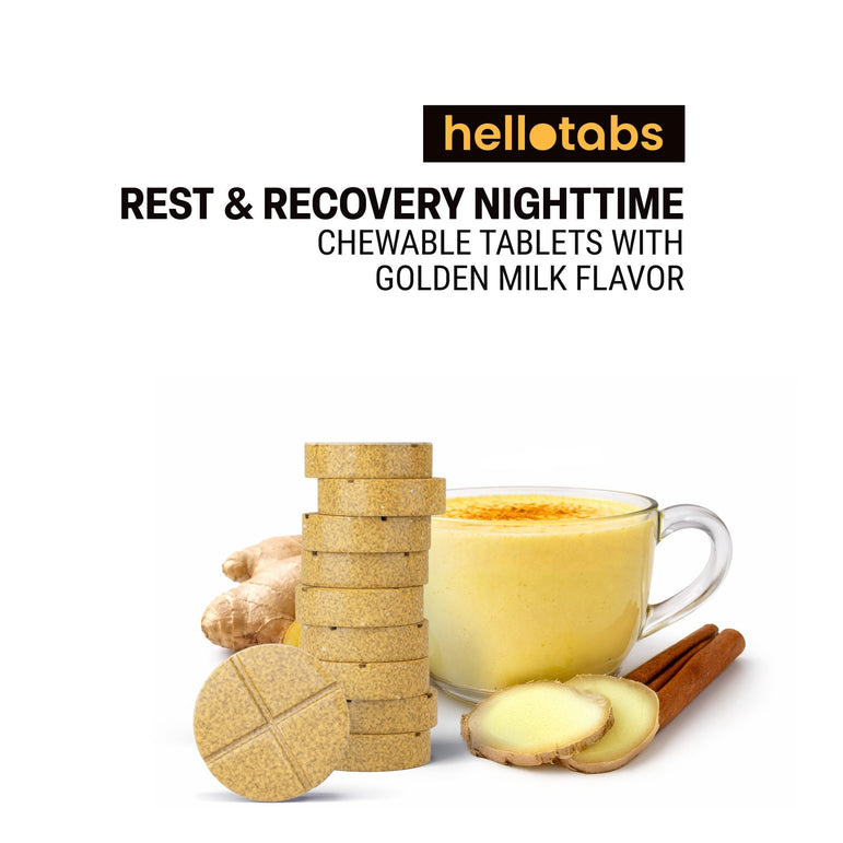 Rest & Recovery Nighttime Tablets - hellotabs