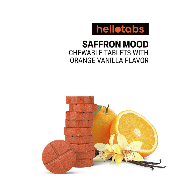 Saffron Mood Enhancement Tablets - hellotabs