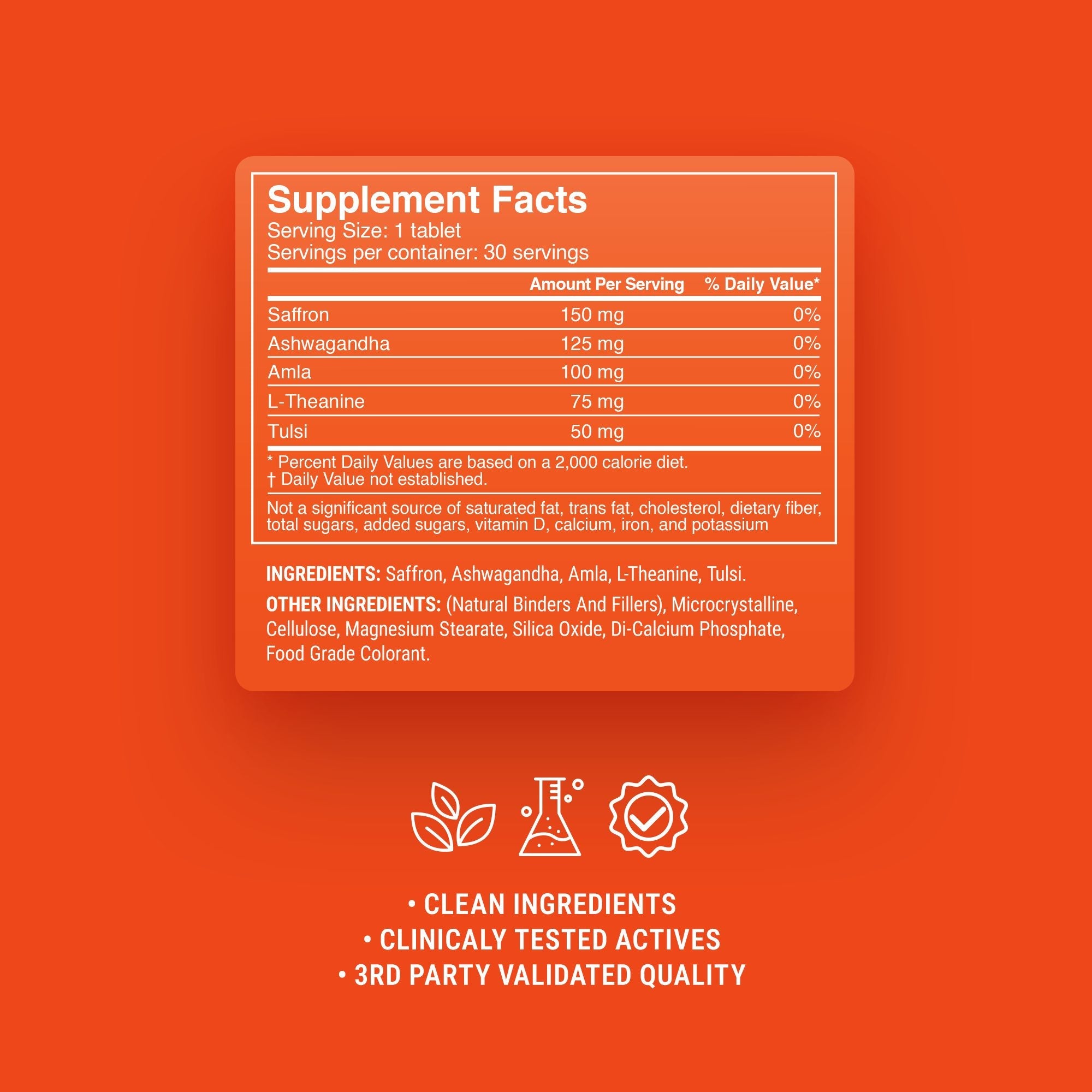 Saffron Mood Enhancement Tablets - hellotabs