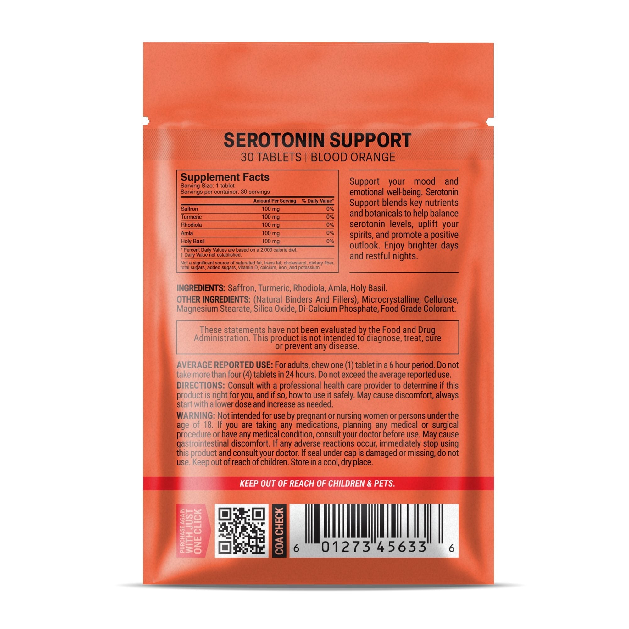 Serotonin Support Tablets - hellotabs