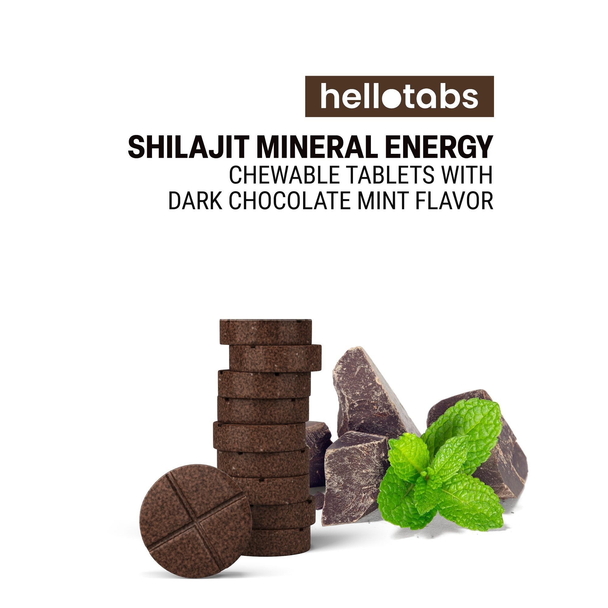 Shilajit Energy + Mineral Tonic Tablets - hellotabs