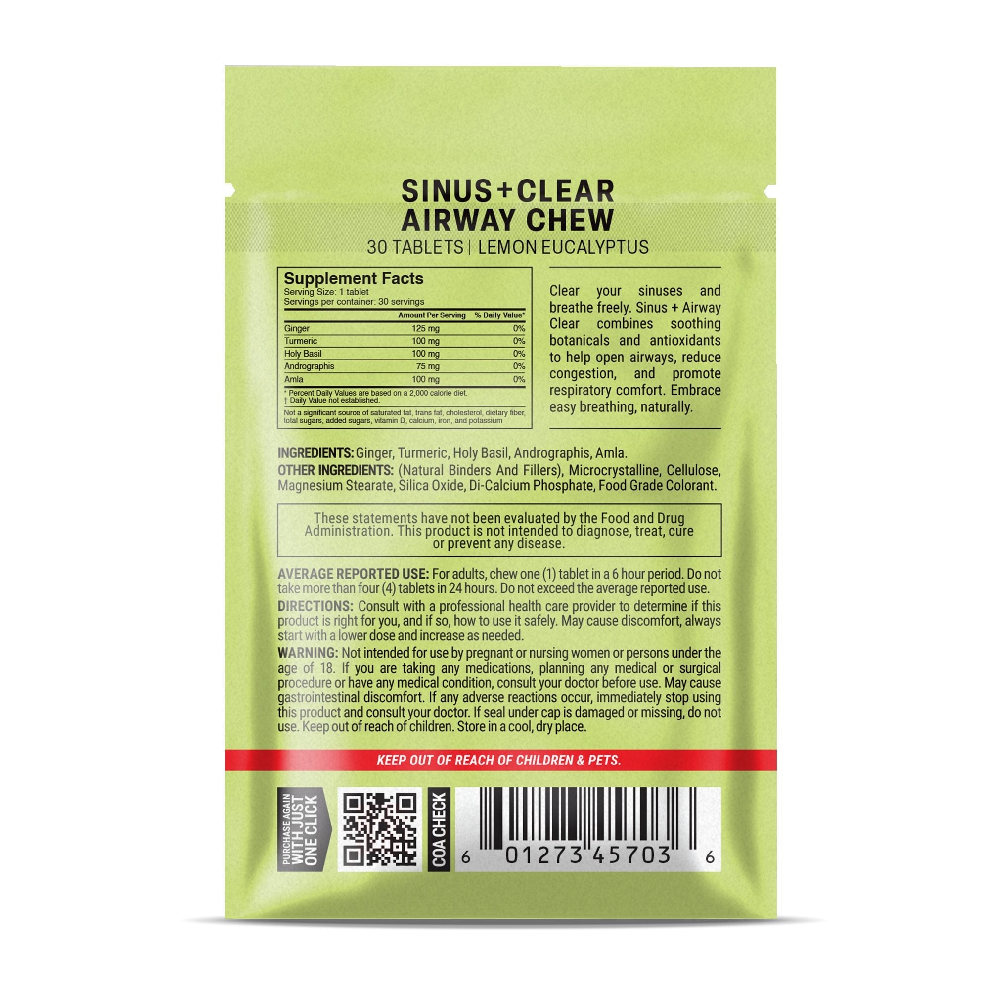 Sinus + Clear Airway Tablets - hellotabs