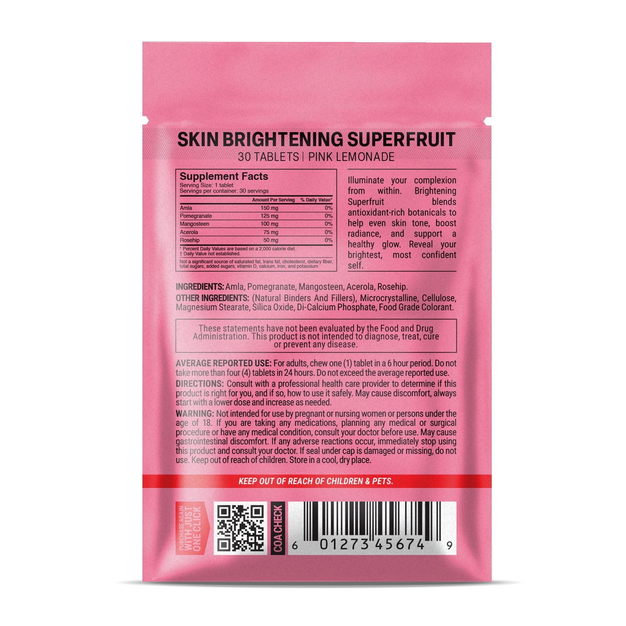 Skin Brightening Superfruit Tablets - hellotabs