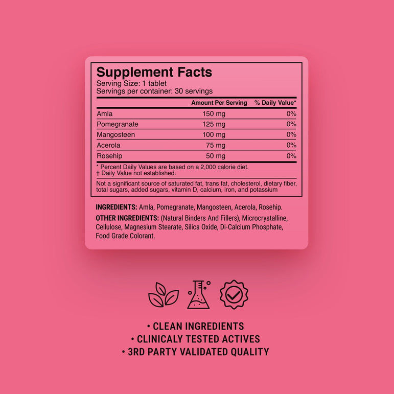 Skin Brightening Superfruit Tablets - hellotabs