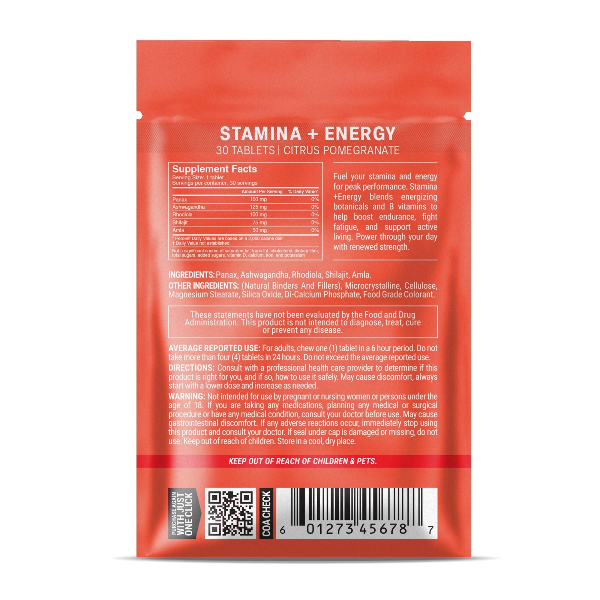Stamina + Energy Tablets - hellotabs