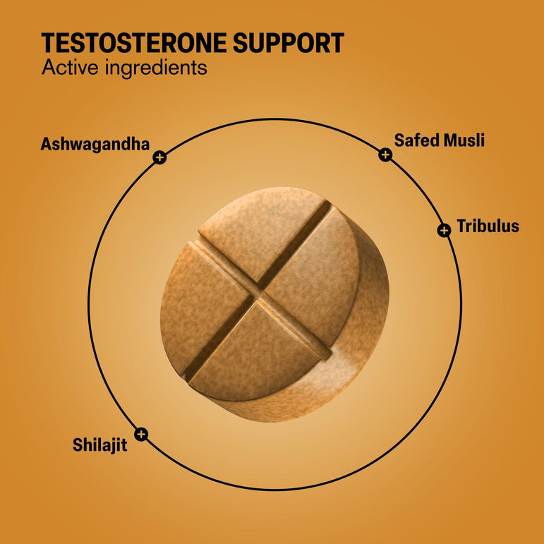 Testosterone Support Tablets - hellotabs