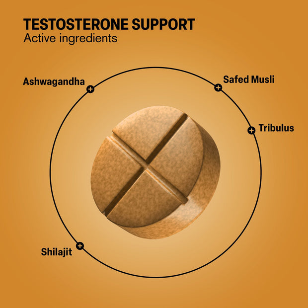 Testosterone Support Tablets - hellotabs