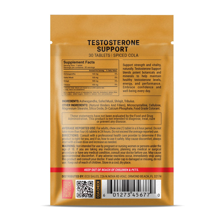 Testosterone Support Tablets - hellotabs