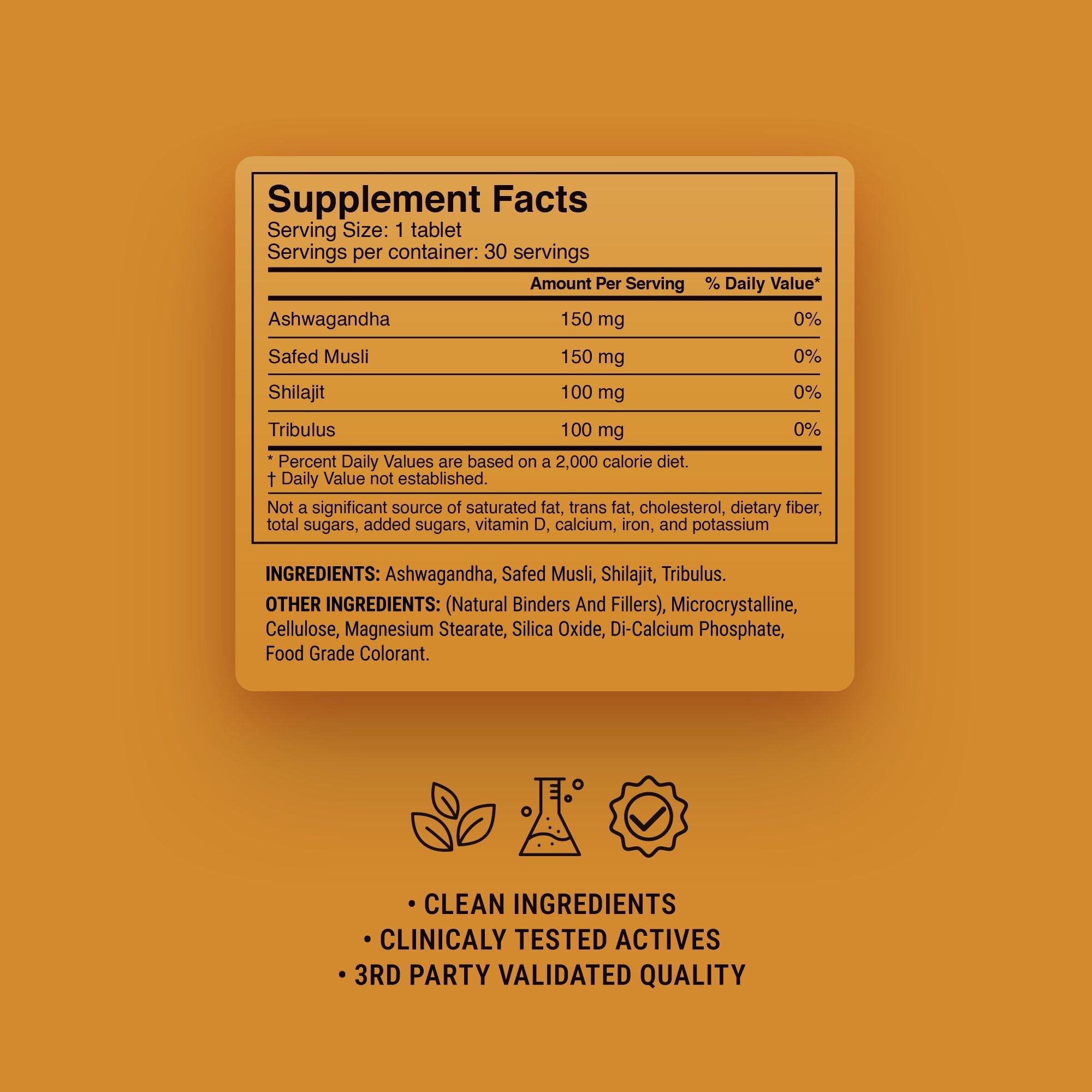 Testosterone Support Tablets - hellotabs