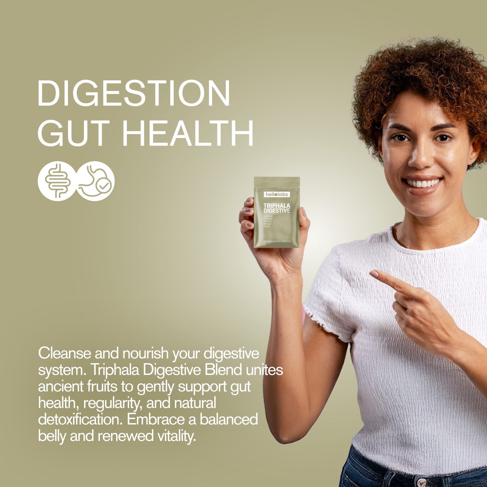 Triphala Digestive Tablets - hellotabs