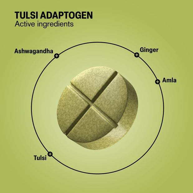 Tulsi Immune Adaptogen Tablets - hellotabs