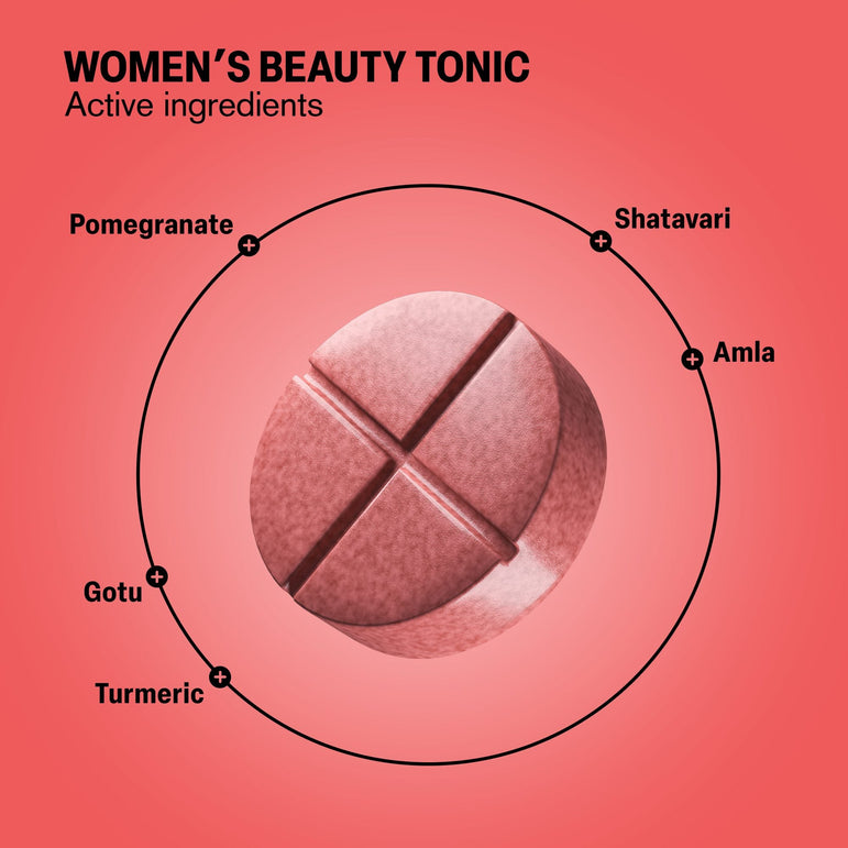 Women's Beauty Tonic Tablets - hellotabs