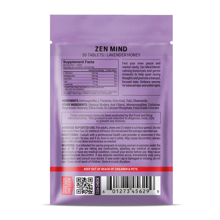 Zen Mind Tablets - hellotabs
